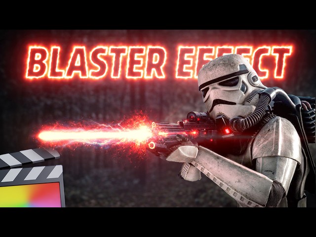 Star Wars BLASTER Effect | Free Final Cut Pro X Tutorial