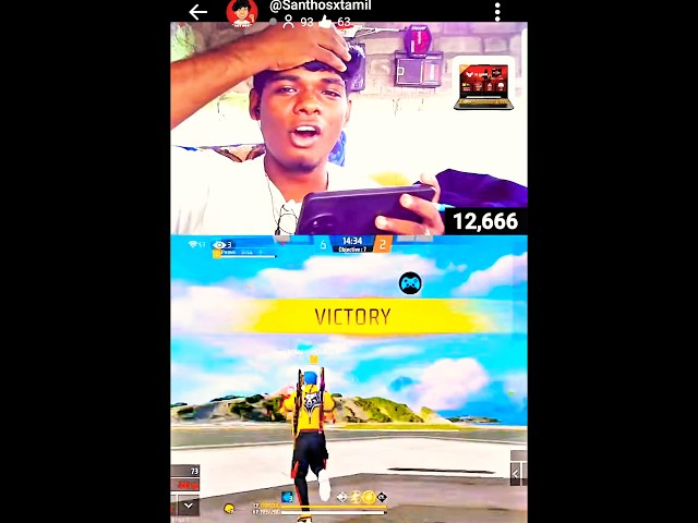 🥵 😱Bro Reaction 🔥#santhosxtamil #freefire#vincenzoff#b2k#bnl#raistar#1vs4jod#gaming#ffviral#ffshorts