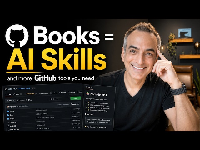 Free: turn books into skills & the top 10 GitHub repos