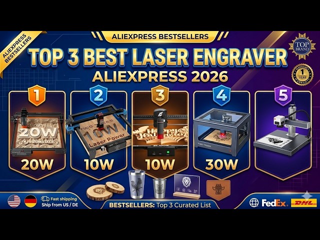 Top 3 Best Laser Engraver on AliExpress 2026 Best Laser Engraver