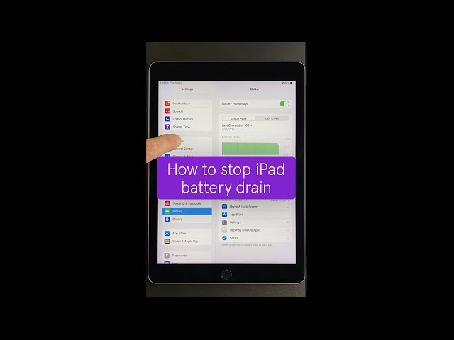 Stop your iPad battery from draining fast #shorts