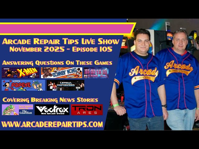 Arcade Repair Tips - Live Show Episode 105 - Coins for All Four
