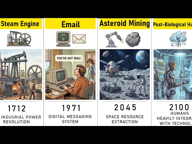 Evolution of Technology (1 Million BCE – 2100)