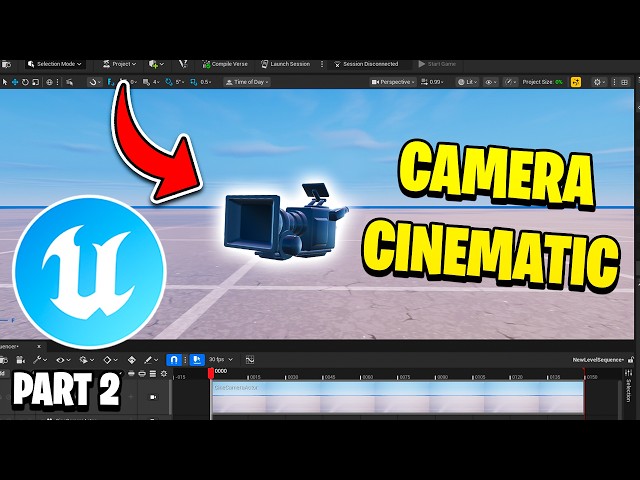 HOW TO CREATE CAMERA CINEMATICS IN UEFN | UEFN CINEMATICS COURSE - PART 2
