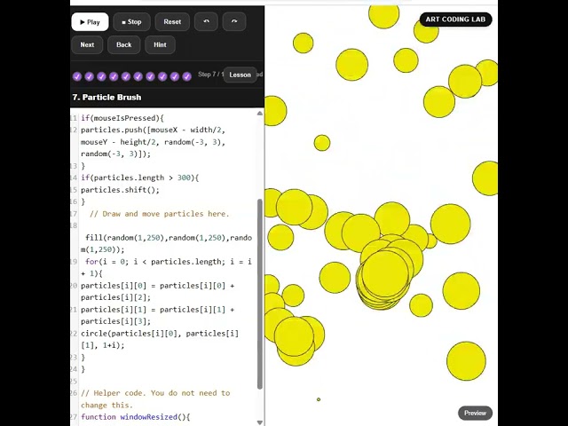 Learn creative coding with Art Coding Lab