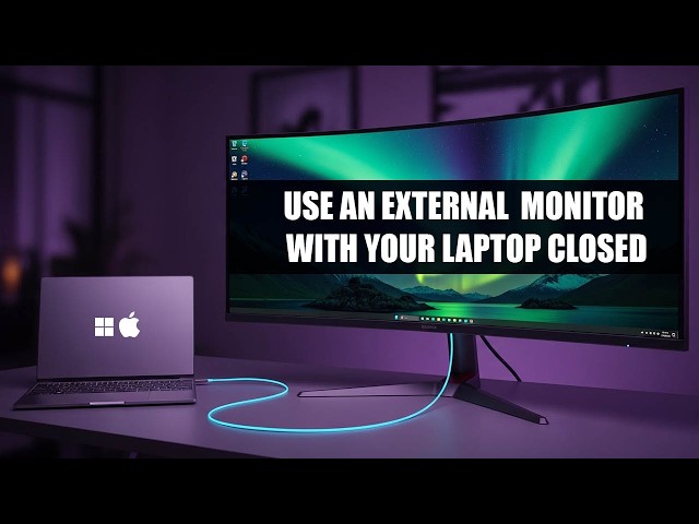 Can I Use My Laptop CLOSED with an EXTERNAL Monitor?