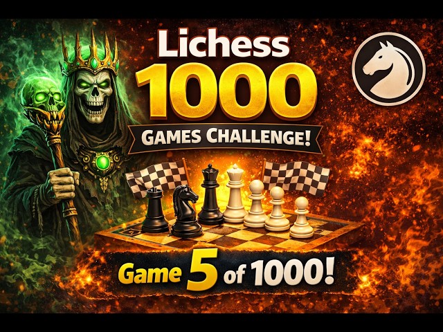Game 5 of 1000 | Day 10 | Lichess 1000 Games Challenge