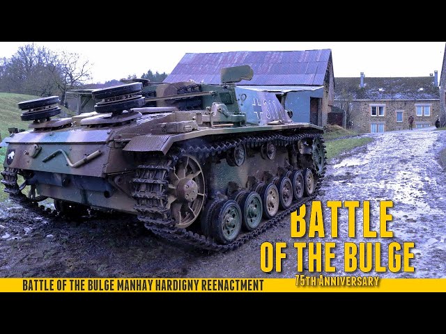 Battle of the Bulge 75th Anniversary 2019 - Manhay - Hardigny Reenactment.