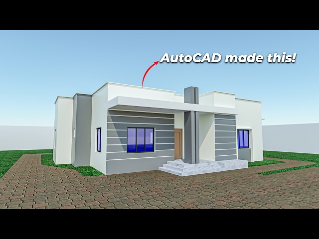 Making Your First 3D House In AutoCAD 