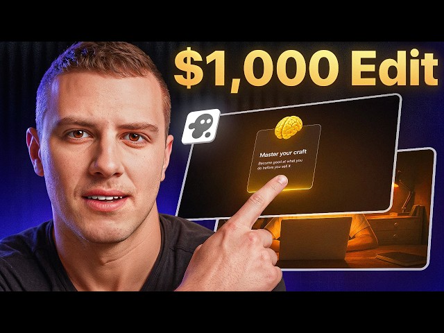 How to Edit a $1,000 Video Using ONLY AI (Full Breakdown)