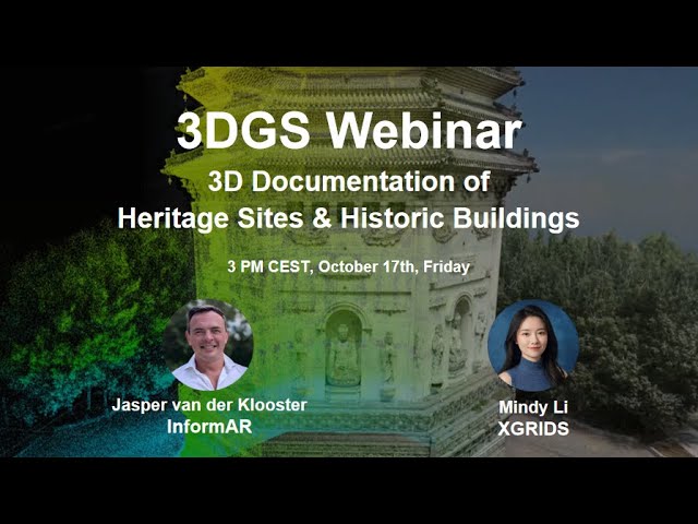 [Webinar]: 3DGS Documentation for Heritage Sites and Historic Buildings