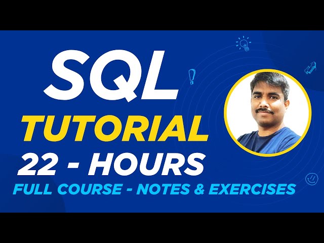 SQL Tutorial for beginners  | Oracle SQL Full course