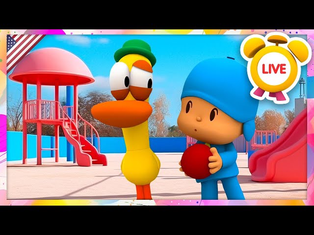 🔴LIVE Back to School Videos! 📚 | Pocoyo in English - Official Channel | Learn with Pocoyo