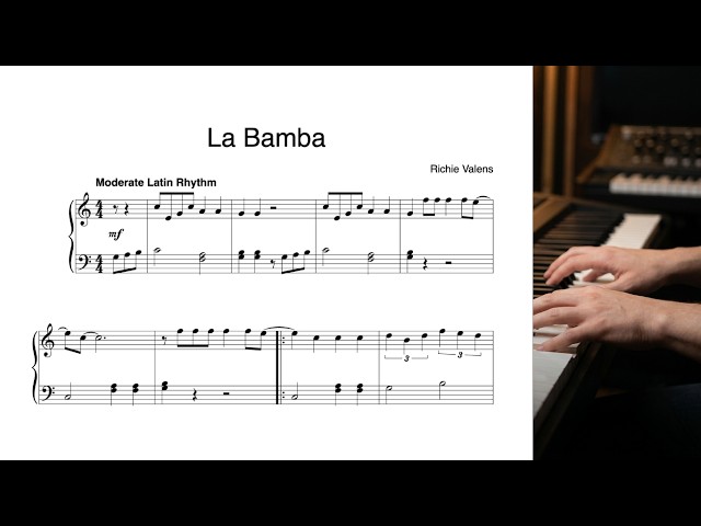 Learn "La Bamba" - Easy/Level 3 Piano Sheet Music