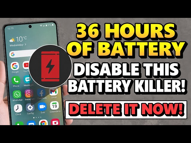 🔋 (YOU DON'T NEED A NEW PHONE) This Setting Is DRAINING Your BATTERY! 🔋