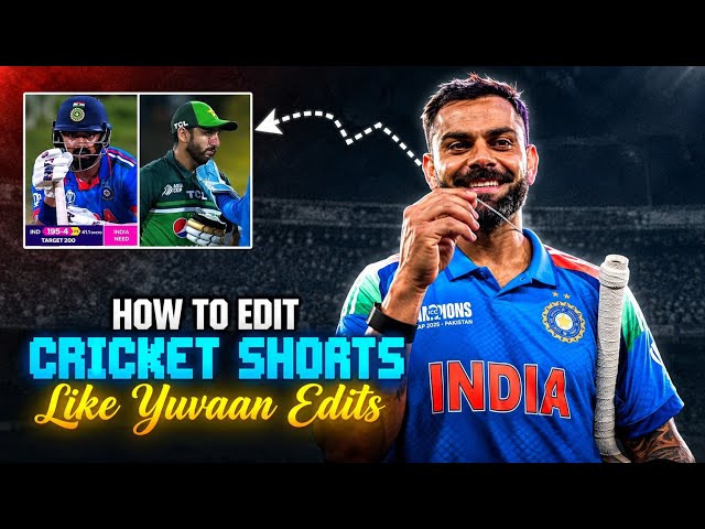 How To Make Cricket Edits In CapCut | Step By Step Tutorial 🏏🔥