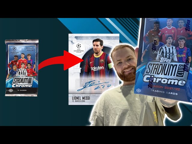 HUGE £500 CARD HIT! BRAND NEW* TOPPS UCL STADIUM CLUB CHROME 2021/22 - SOCCER CARD HOBBY BOX BREAK!