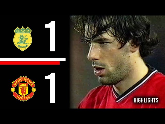 FC Nantes v Manchester United | van Nistelrooy Injury-Time Penalty Rescues Utd Point | February 2002