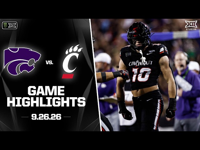 Kansas State vs. Cincinnati Highlights | 2026 Monster Energy Big 12 Football