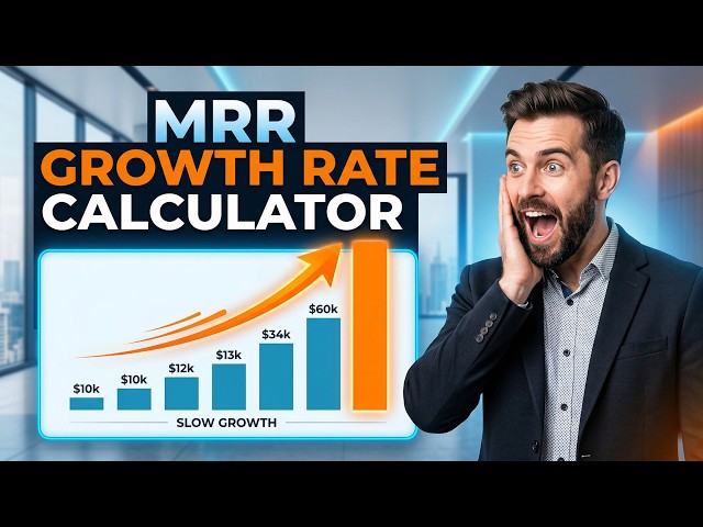 MRR Growth Rate Calculator | Track Your SaaS Growth Speed