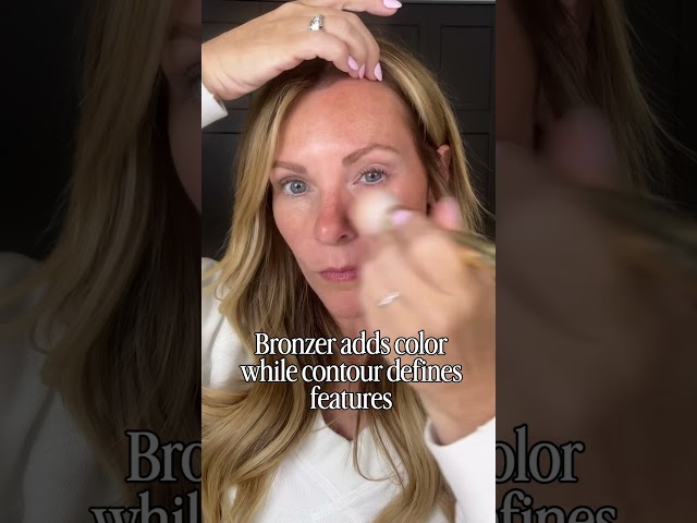 Contour+bronzer- which is your favorite? #easymakeuptutorial #makeupover40 #makeuptutorial