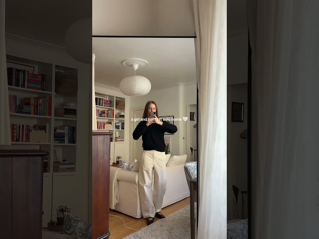 a girl and her first solo home 🤍