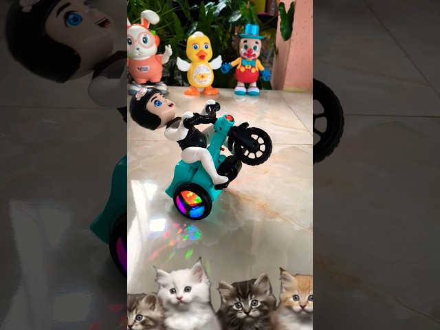 amazing tricycle stunt by a Crazy boy #cartoon #cute #shortvideo