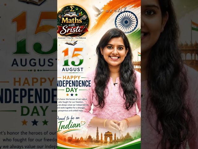 Happy independence day 🇮🇳🫡.#india #indianarmy #mathswithsristi