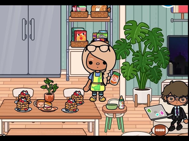 Toca bocas family morning routine