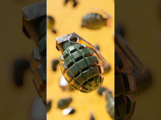 3D modeling a Grenade, what should I model next? #blender #blender3d #3dart
