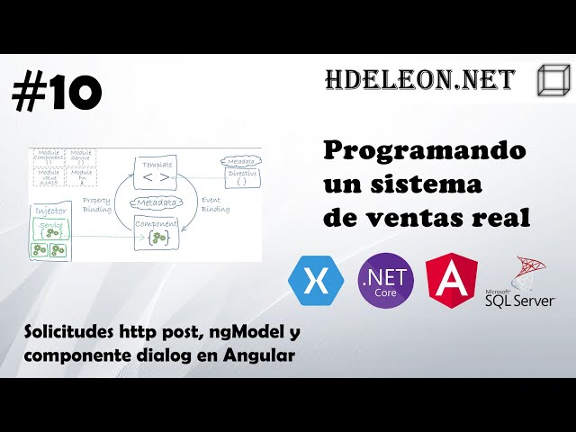 #10 Programando un sistema de ventas real | Solicitudes http post, ngModel y Dialog de Angular