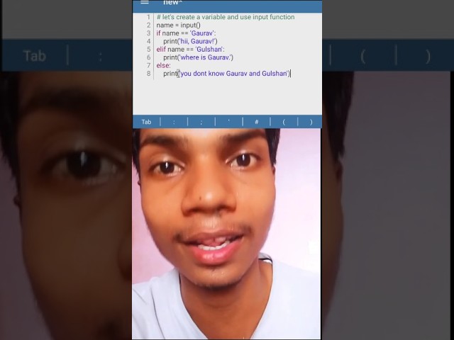 if, elif, else statement in python #coding #pythonanddjangofullstackwebdeveloper