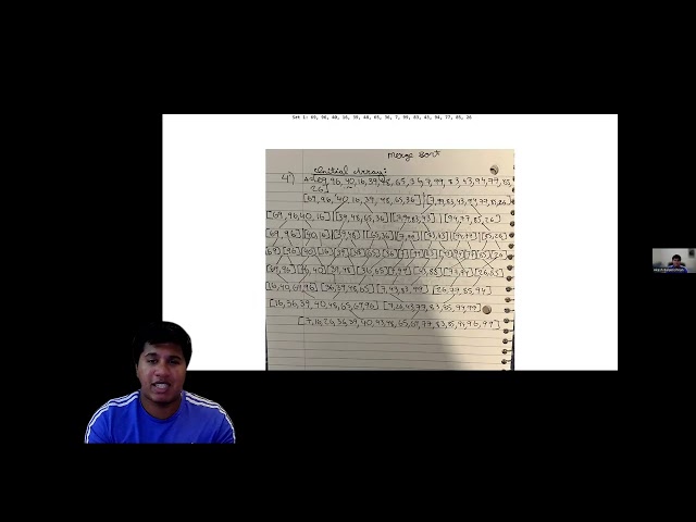 CSE 310 Master's Theorem + Merge Sort