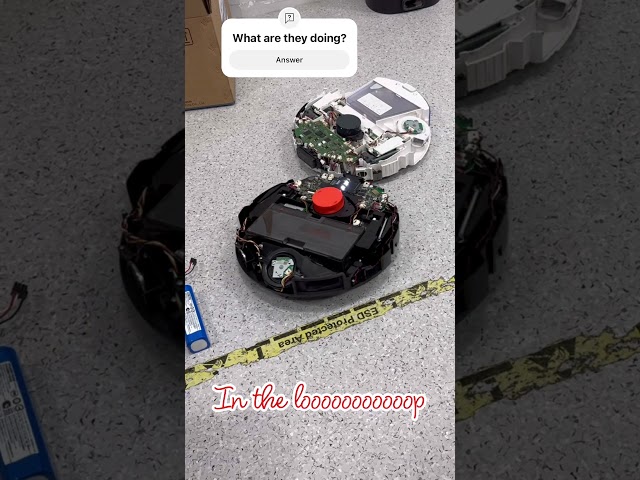 When Your Robot Vacuum Forgets it’s supposed to clean… and starts dancing the cha-cha! 🕺🌀😂 #robot