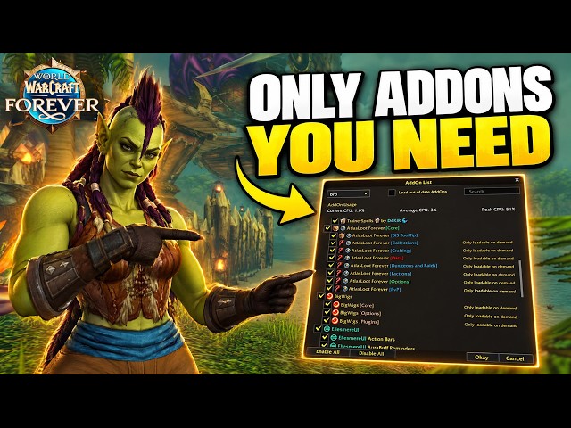 The ONLY Addons You'll Ever Need | WoW Forever