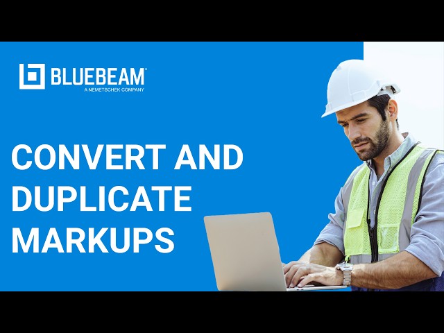 Bluebeam Revu | How to Convert and Duplicate Markups