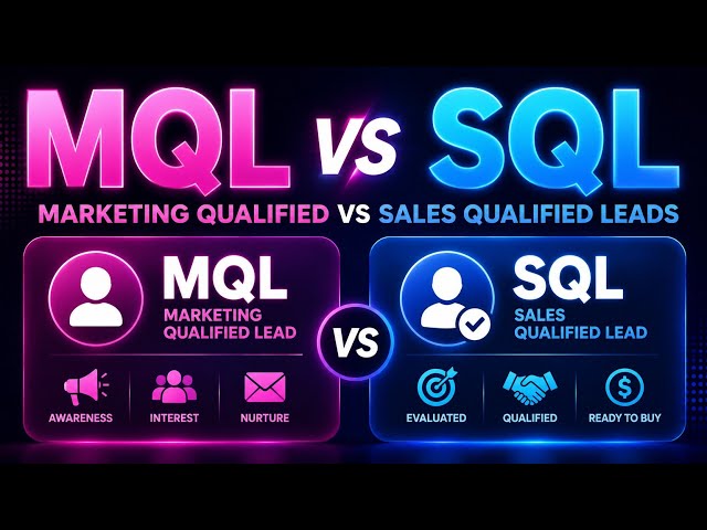 MQL vs SQL | Understanding Marketing Qualified vs Sales Qualified Leads | Uplatz