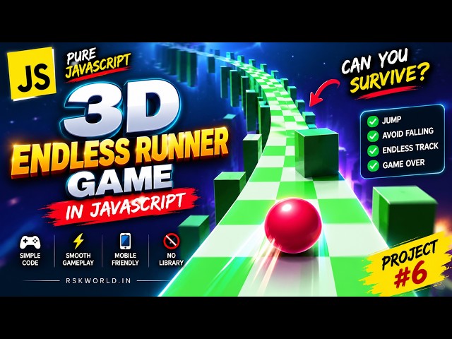Don’t Fall! 😱 Build a 3D Game in JavaScript