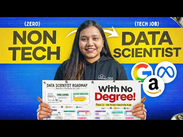 From Non-Tech to Data Scientist 🚀 | Step-by-Step Roadmap (ENGLISH)