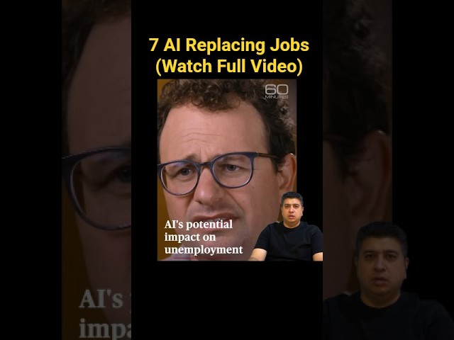 7 AI Replacing Jobs  (Watch Full Video)