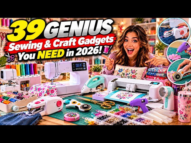 39 GENIUS Sewing & Craft Gadgets You NEED in 2026!