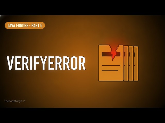 VerifyError & AbstractMethodError | 4 Real Java Errors Fixed — Part 5
