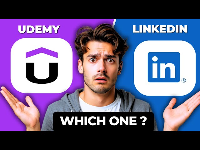 Udemy vs LinkedIn Learning Comparison 2025 | Which Online Course Platform Is Best?
