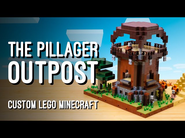 The Pillager Outpost | Custom LEGO Minecraft World