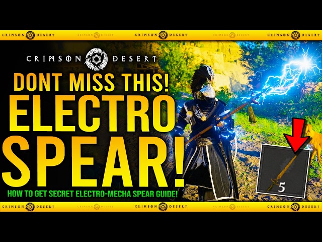 Crimson Desert - How To Get Electro-Mecha Spear - Crimson Desert Weapon Guide
