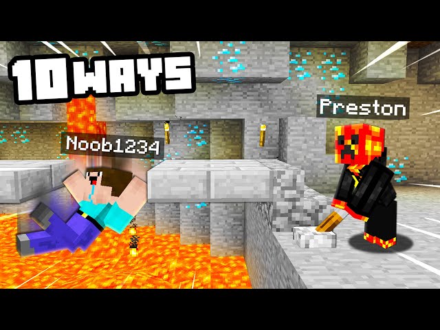 10 Ways To ANNOY Noob1234 In Minecraft! ( Preston)