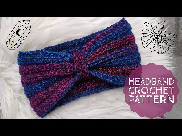 AURORA | crochet bow headband tutorial