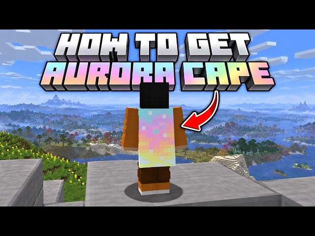 Minecraft's New Aurora Cape - How To Get It For Java & Bedrock