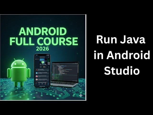 (15) Running Java Programs in Android Studio | Java Tutorial | Complete Android Course