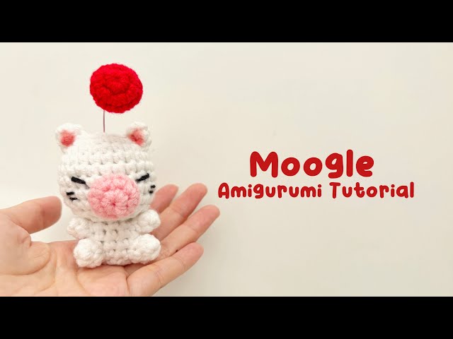 Moogle Amigurumi Crochet Tutorial | Step by Step |  FREE PATTERN